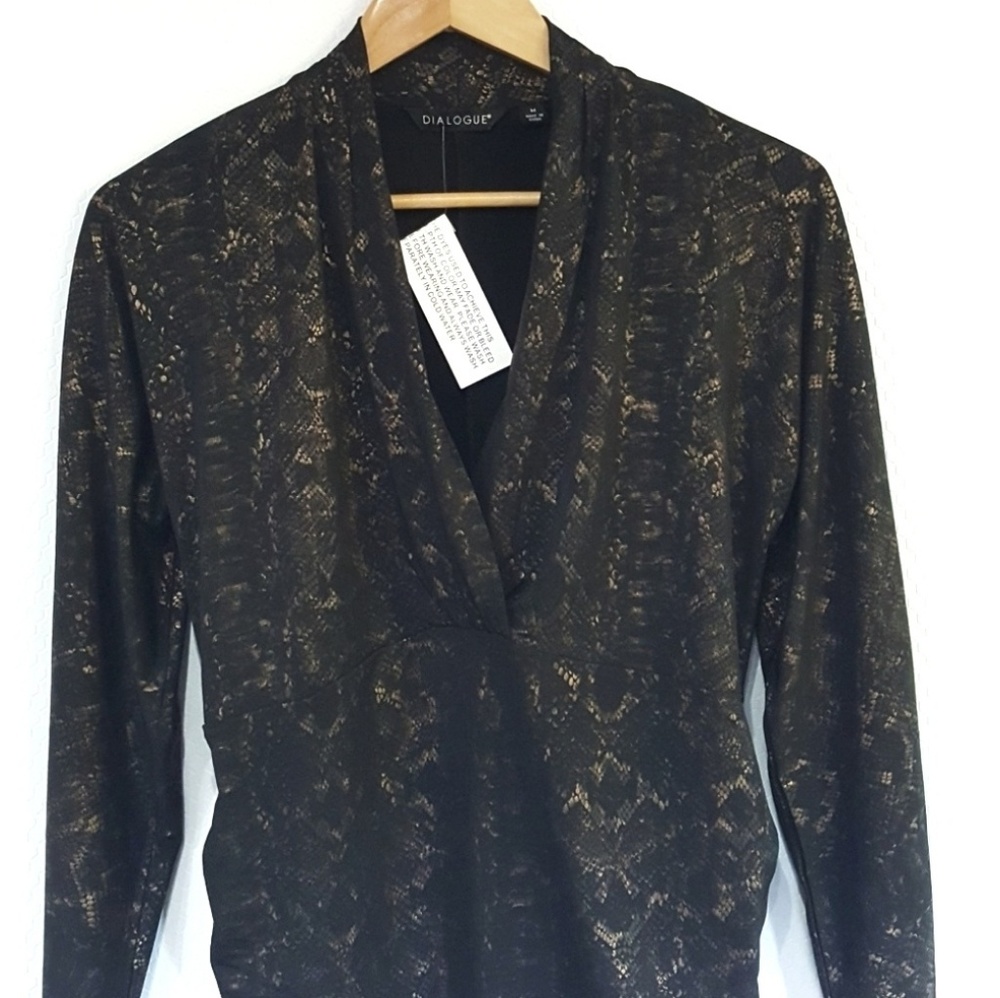 Reptile Print Dialogue Athleisure Feel Party Shirt